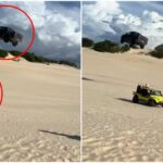 😱 Voo Radical Termina em Desmaio! Picape ‘Voa’ Sobre Buggy e Choca Turistas no Ceará!