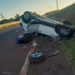 URGENTE! Carro DESTRUÍDO após CAPOTAR e se ARRASTAR por 56 metros!