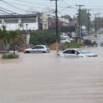 Natal debaixo d’água! Veja as ruas interditadas e o caos que a chuva causou!
