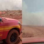 URGENTE! Fogo Gigante Aterroriza MS e GO: Plantação de Cana em Chamas! 😱🔥